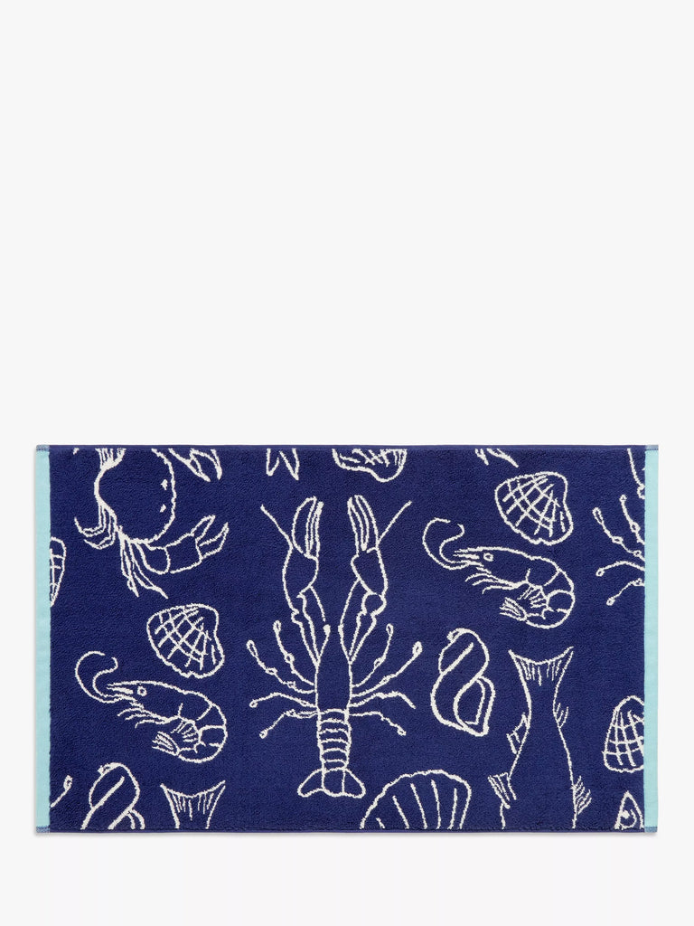 Mini Moderns Frutti di Mare Bath Mat, Midnight