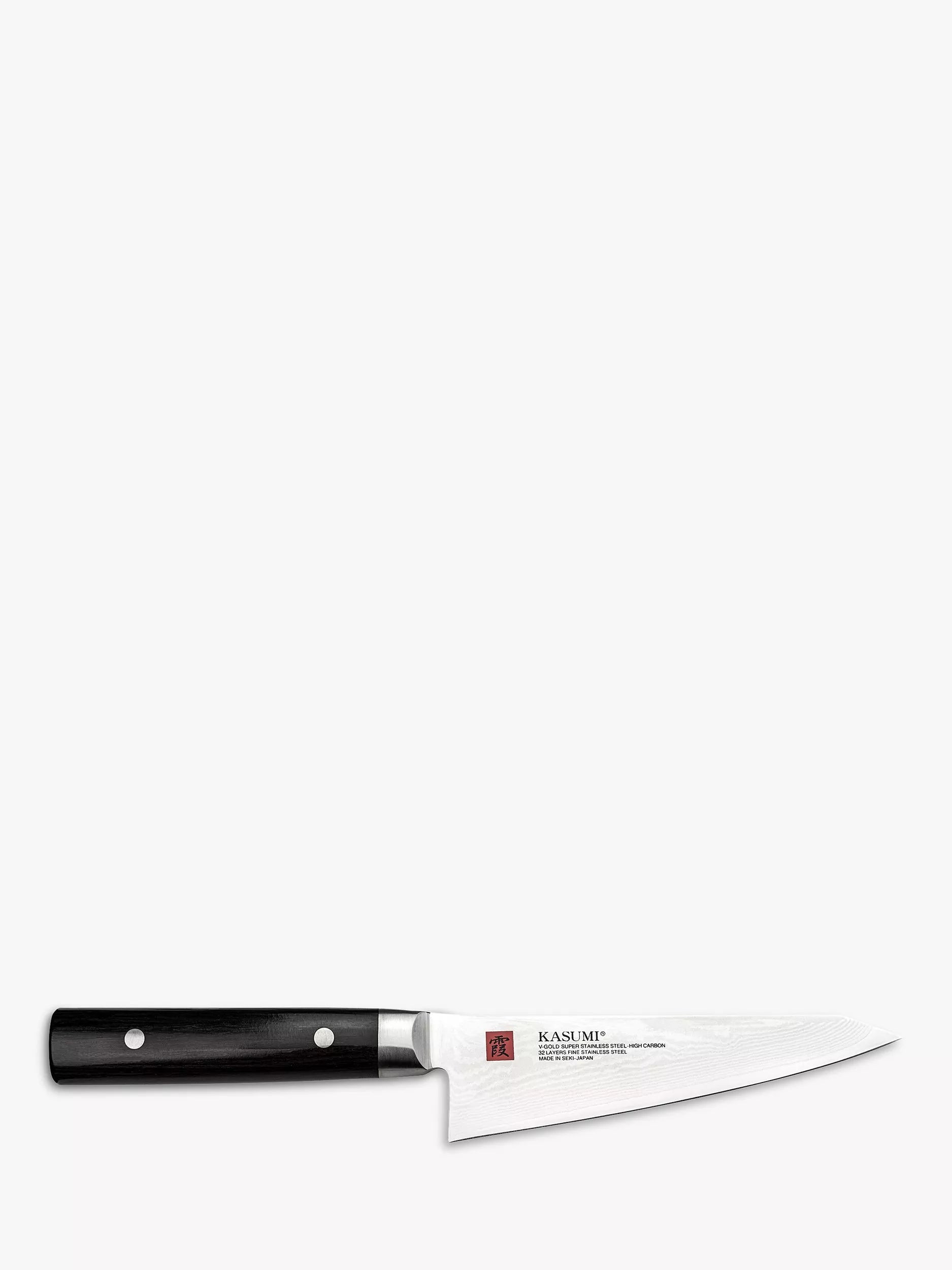 Kasumi Pakkawood Handle Damascus Steel Blade Utility / Chef's Knife, 14cm - McGrocer