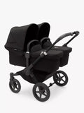 Bugaboo Donkey 5 Twin Pushchair & Carrycot, Midnight Black