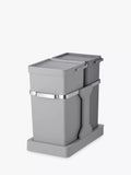 EKO Deco Duo Pull Out Recycling Bin 20+15L, Grey