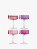 LSA International Gems Cocktail Glass Saucers, Set of 4, 230ml