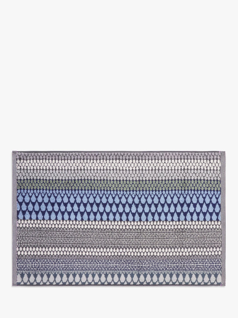 Margo Selby Kensal Bath Mat, Blue