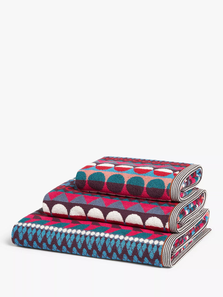 Margo Selby Kilburn Towels, Red/Multi