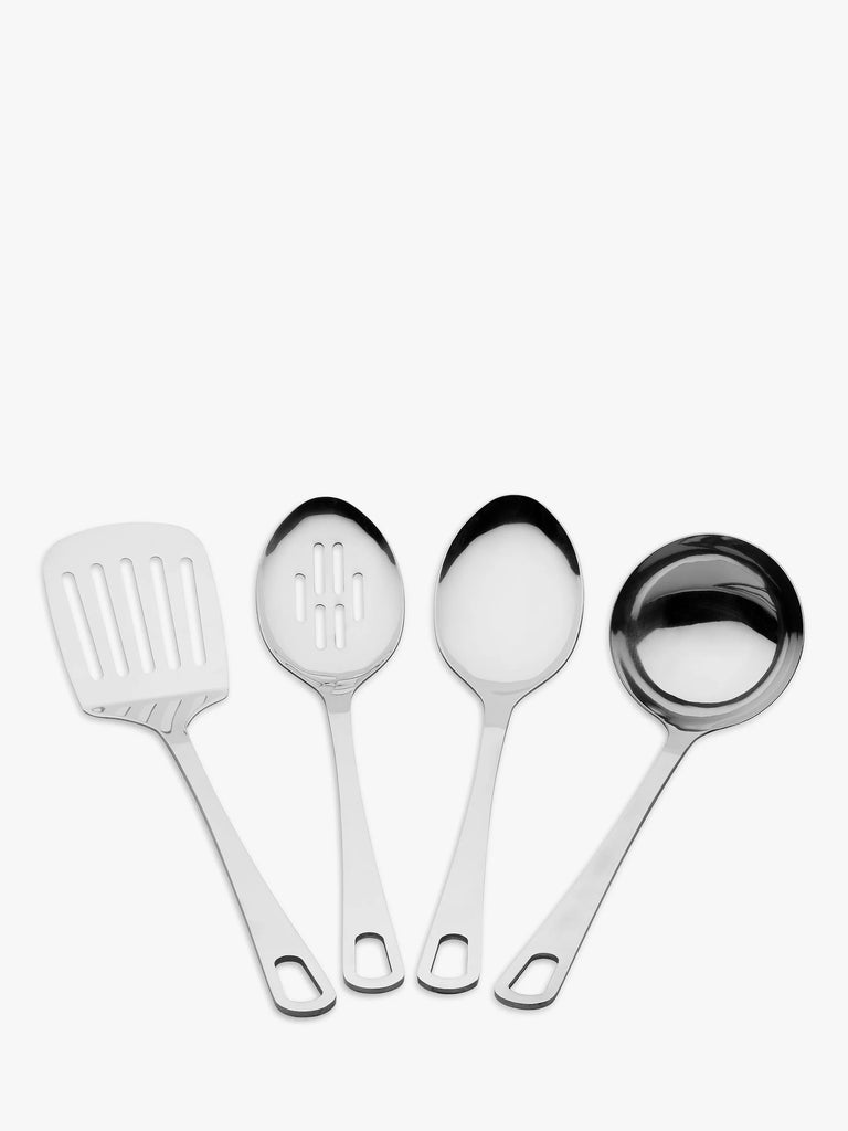 John Lewis Stainless Steel Kitchen Utensils, Set of 4