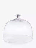 John Lewis Glass Serve Dome, 27.8cm, Clear