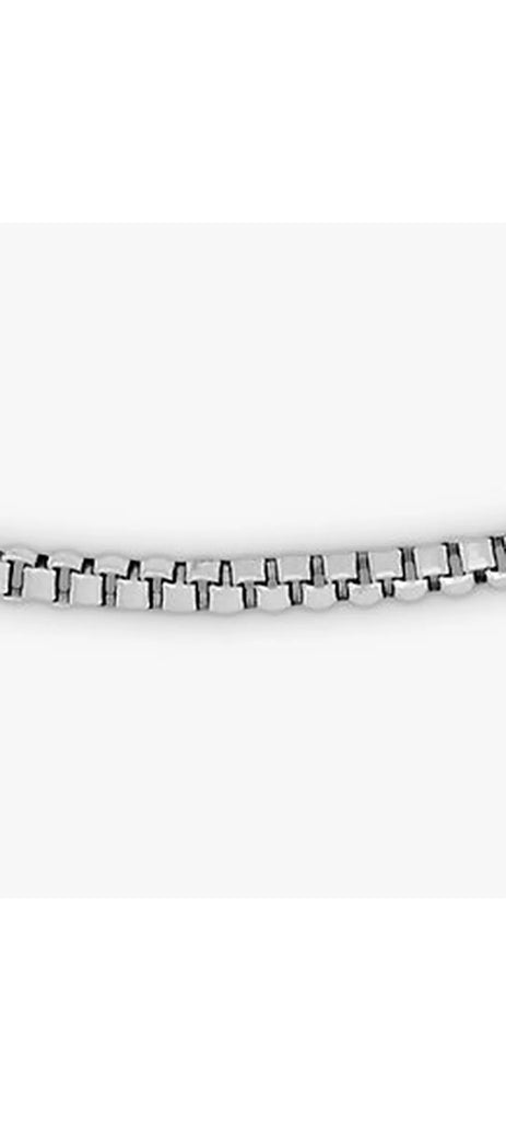 BARTLETT LONDON Men's Thin Box Chain Bracelet