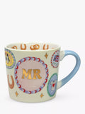 Eleanor Bowmer 'Mr' New Bone China Mug, 300ml, Multi