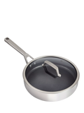 Ninja ZEROSTICK Stainless Steel Non-Stick Saute Pan & Lid, 26cm