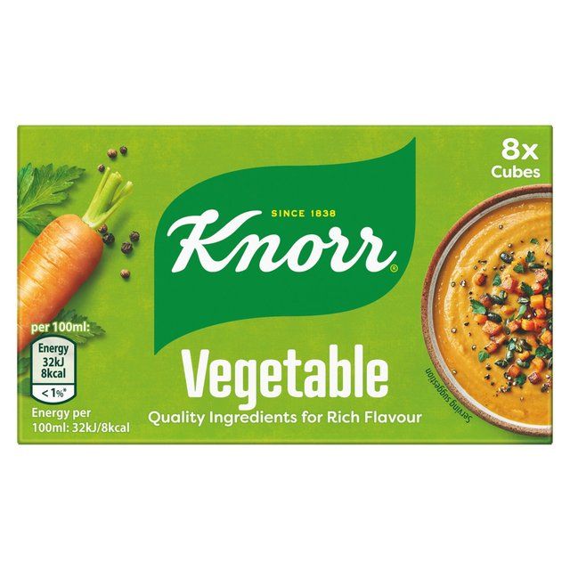 Knorr 8 Vegetable Stock Cubes   8 x 10g GOODS M&S   