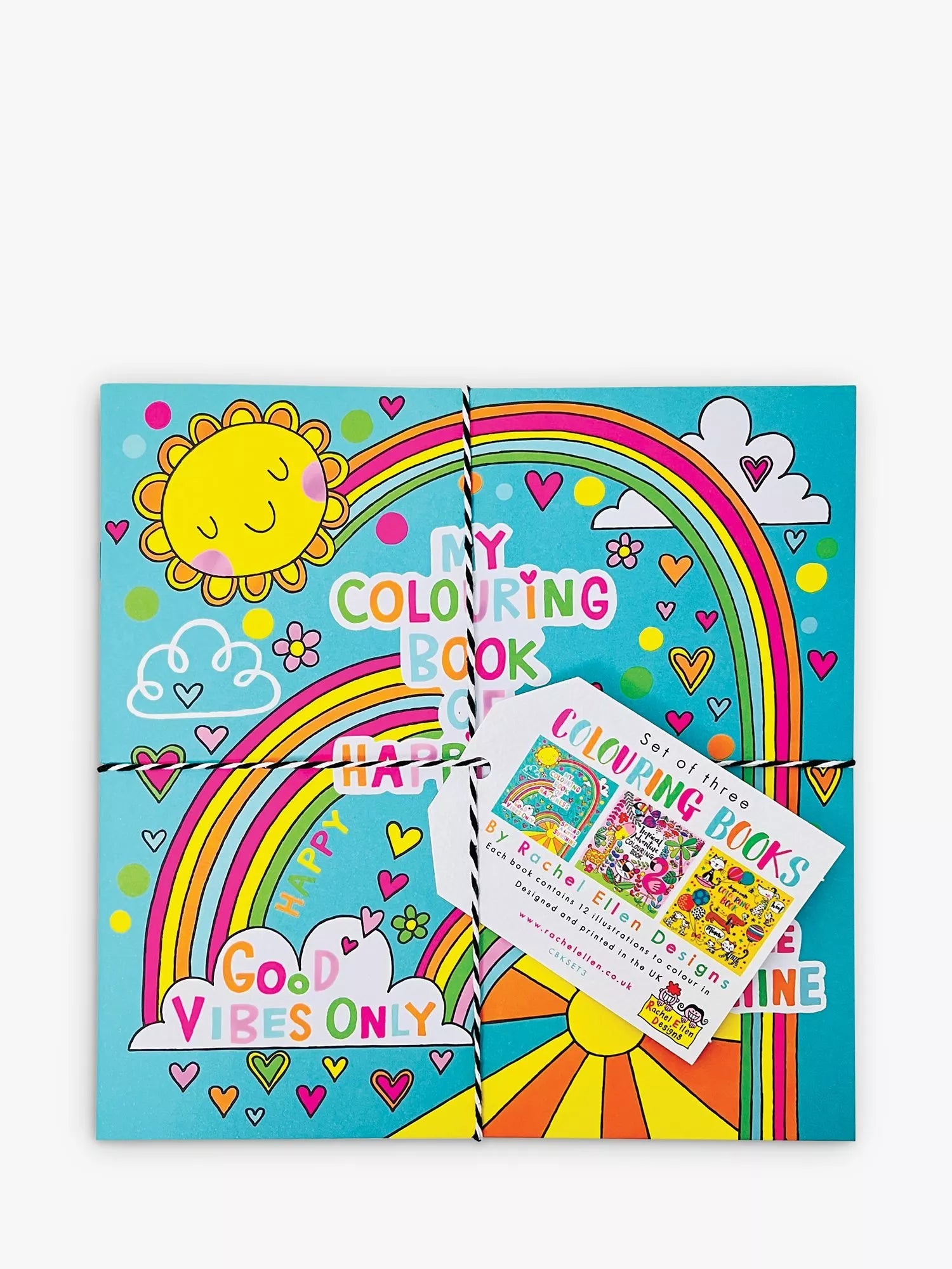 Rachel Ellen Animals & Sun Colouring Books, Set of 3 - McGrocer