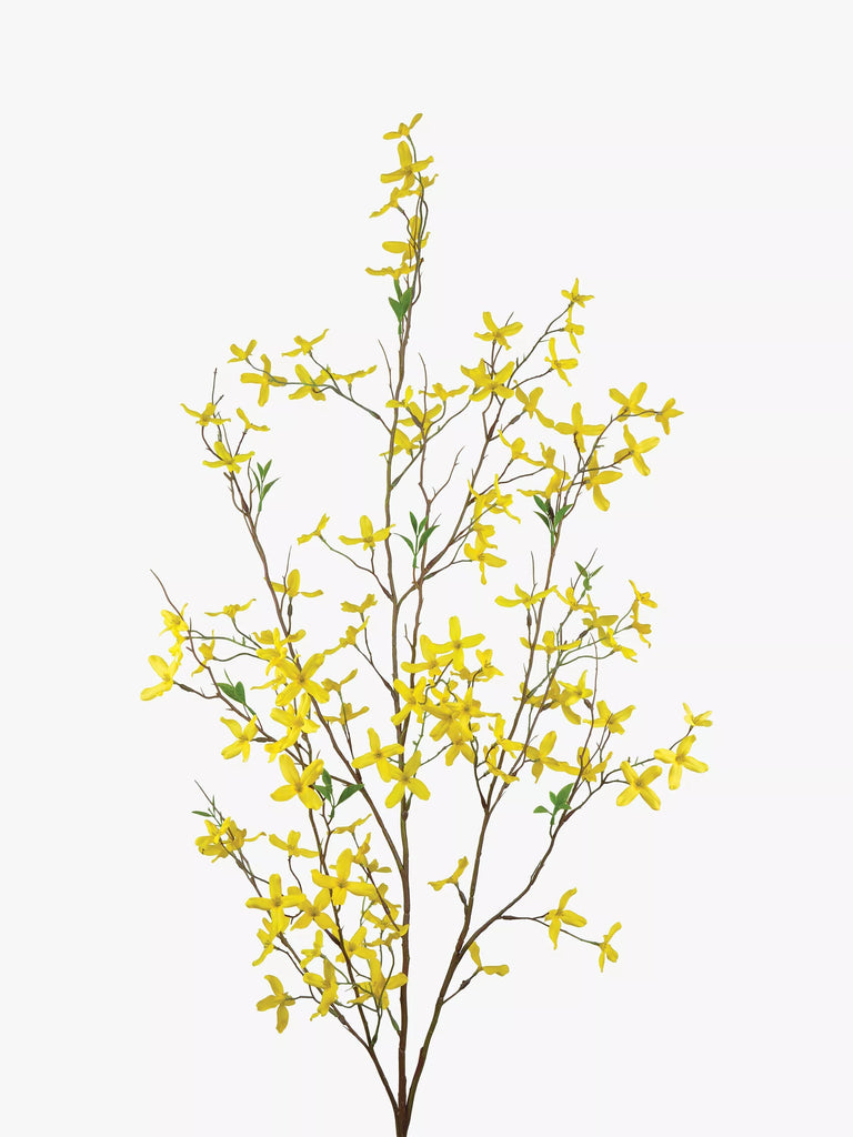 Floralsilk Artificial Large Forsythia Large, Yellow