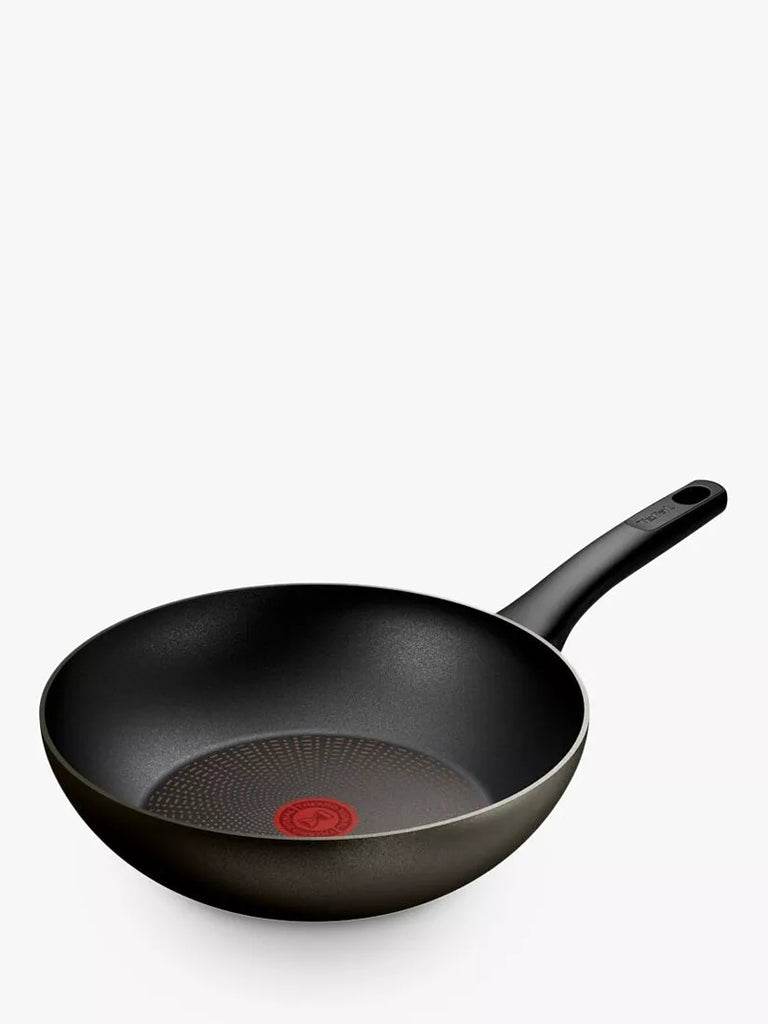 Tefal ProTech Aluminium Non-Stick Thermo-Signal Wok, 28cm