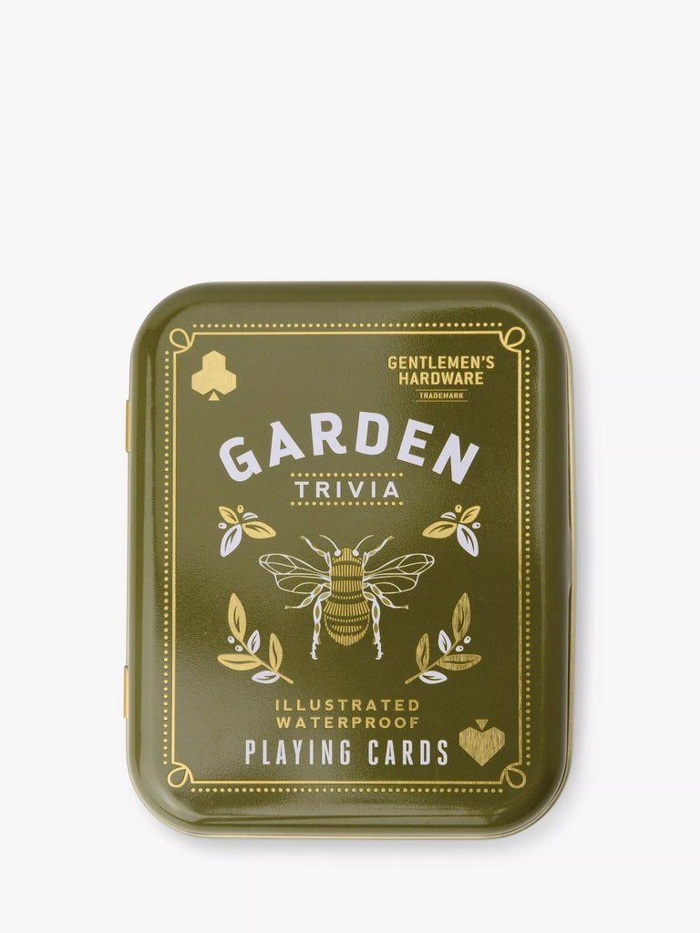 Gentlemen's Hardware Garden Trivia Waterproof Playing Cards, Multi