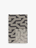 John Lewis Link Graphite Cotton Knit Throw, Graphite