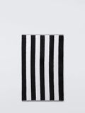 John Lewis ANYDAY Stripe Bath Mat, Black/White