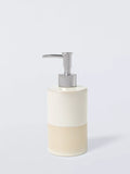 John Lewis Reactive Glaze Two Tone Soap Dispenser, Natural