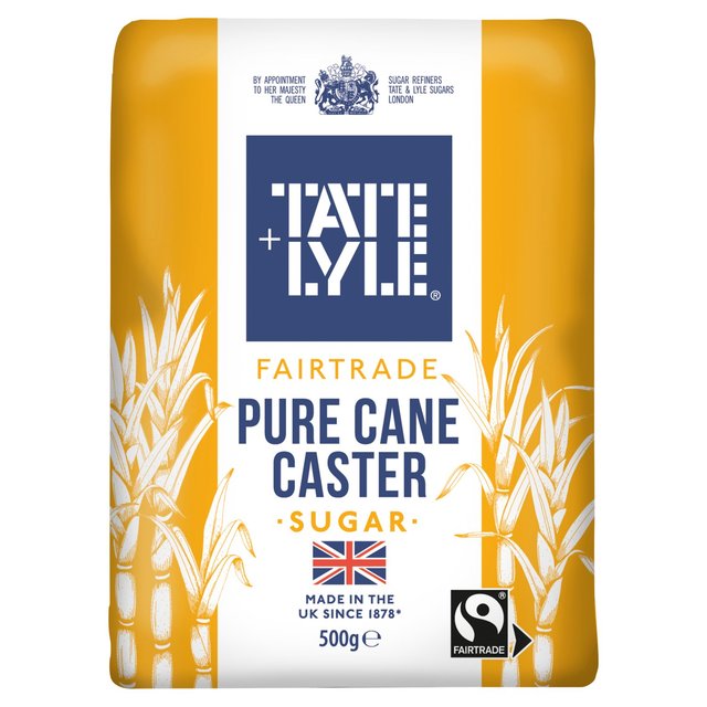 Tate & Lyle Fairtrade Caster Sugar   500g