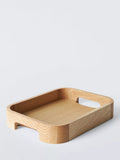 John Lewis Contemporary Wood Tray, Small, FSC-Certified (Oak Wood), Natural