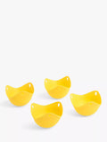 John Lewis Silicone Egg Poachers, Set of 4, Yellow