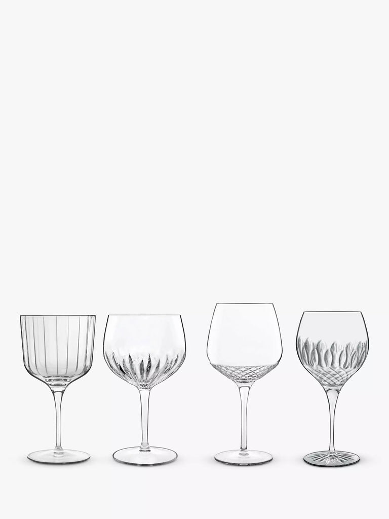 Luigi Bormioli Gin Glass Gift Set, Set of 4, Clear