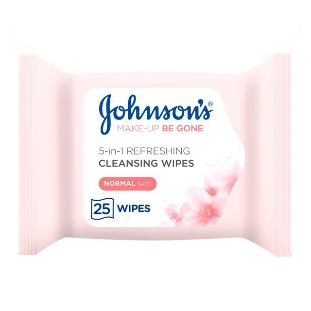 Johnson's Make Up Be Gone Refreshing Wipes   25 per pack