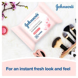 Johnson's Make Up Be Gone Refreshing Wipes   25 per pack