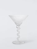 John Lewis Spiral Stem Cocktail Glass, Set of 2, 160ml, White