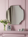 Laura Ashley Rochelle Square Wall Mirror 60 X 60Cm Clear