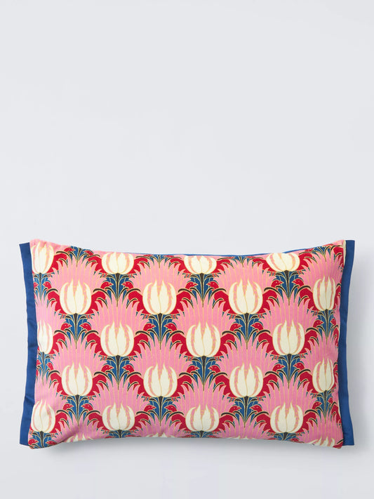Morris & Co. Tulip and Bird Velvet Cushion