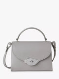 Mulberry Small Lana Gloss Leather Top Handle Bag