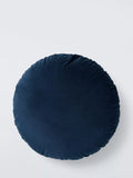 John Lewis Cotton Velvet Round Cushion