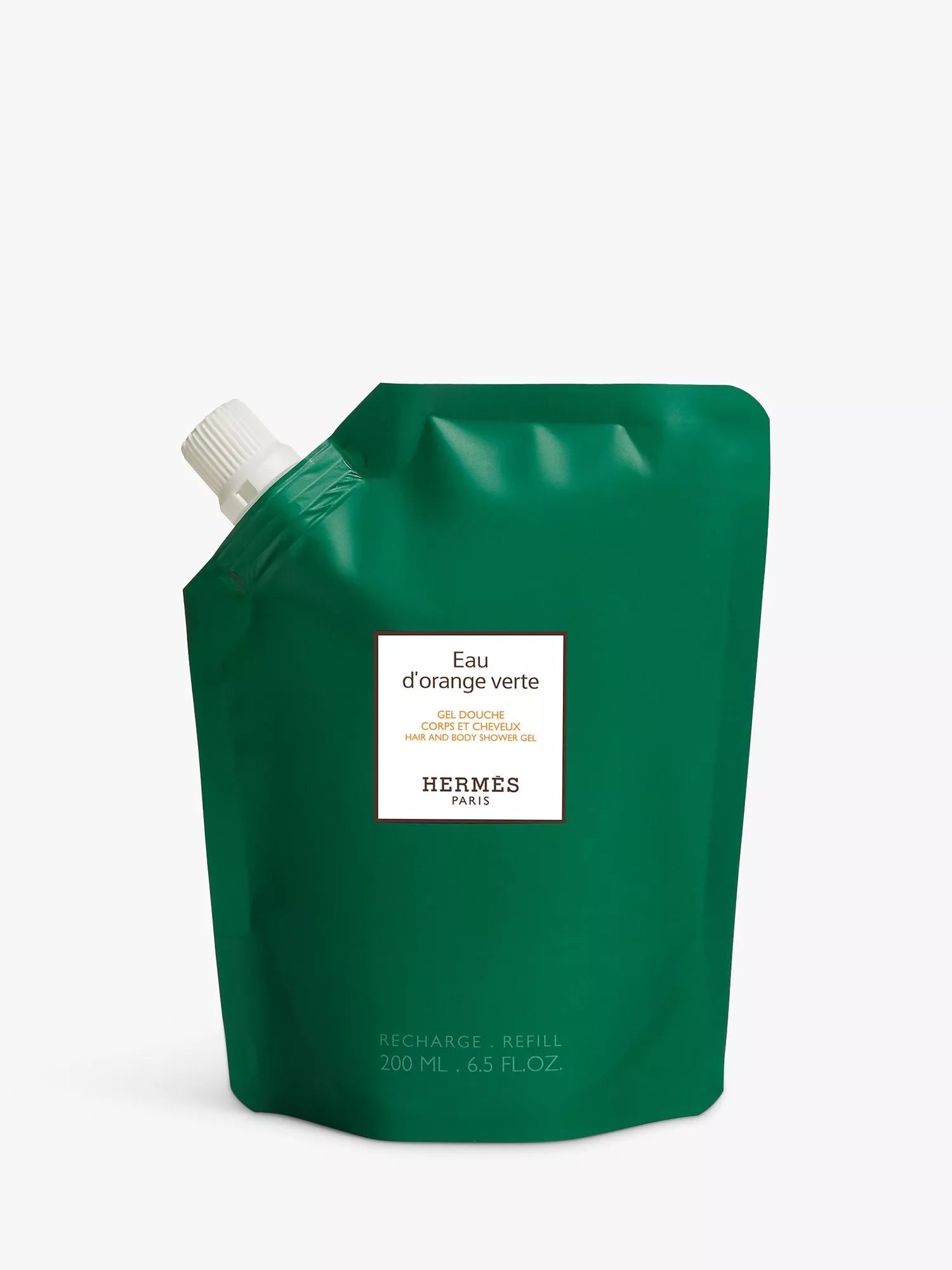Hermès Eau d'Orange Verte Hair & Body Shower Gel Refill, 200ml - McGrocer