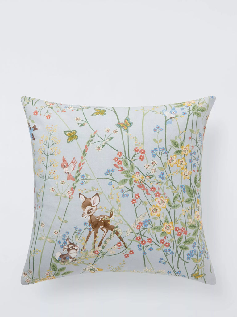 Disney Home x Sanderson Bambi Cushion, Sea Salt