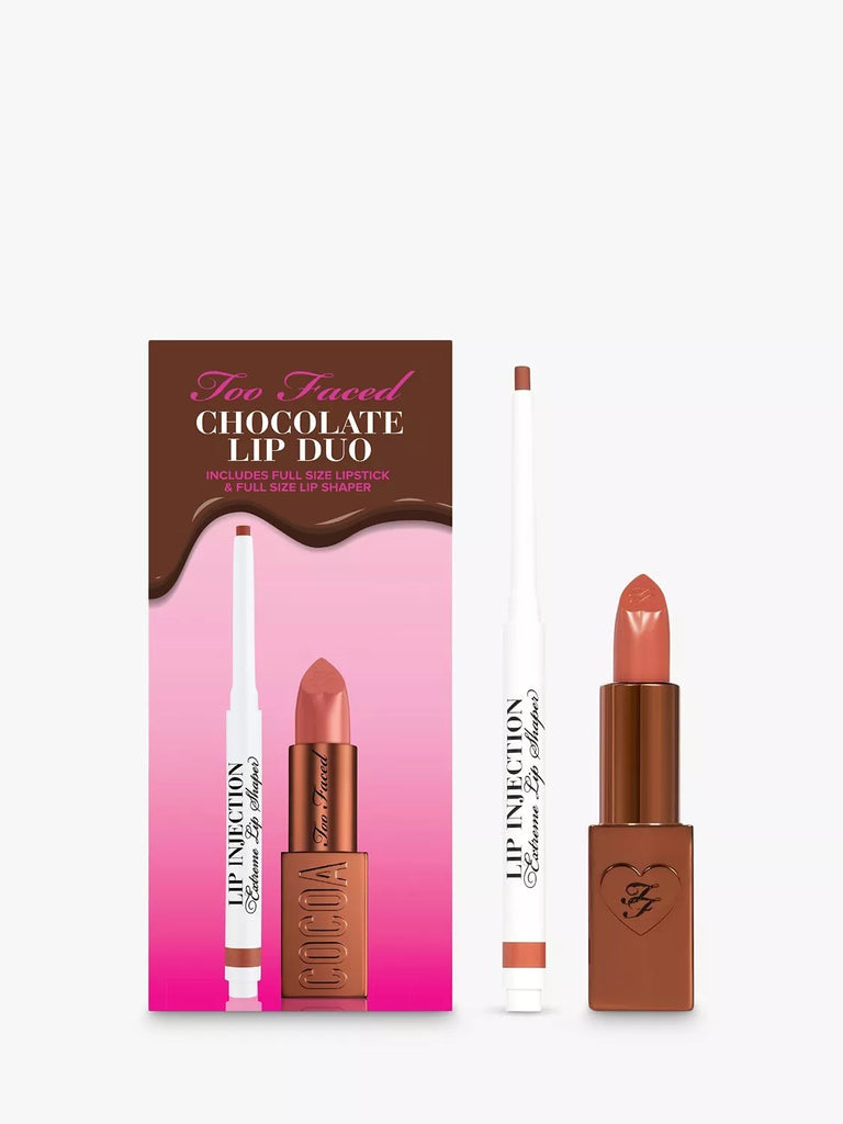 Too Faced Chocolate Lip Duo Makeup Gift Set