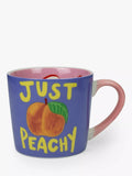 Eleanor Bowmer 'Just Peachy' New Bone China Mug, 300ml, Multi