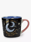 Eleanor Bowmer 'Moon and Stars' Bone China Mug, 300ml