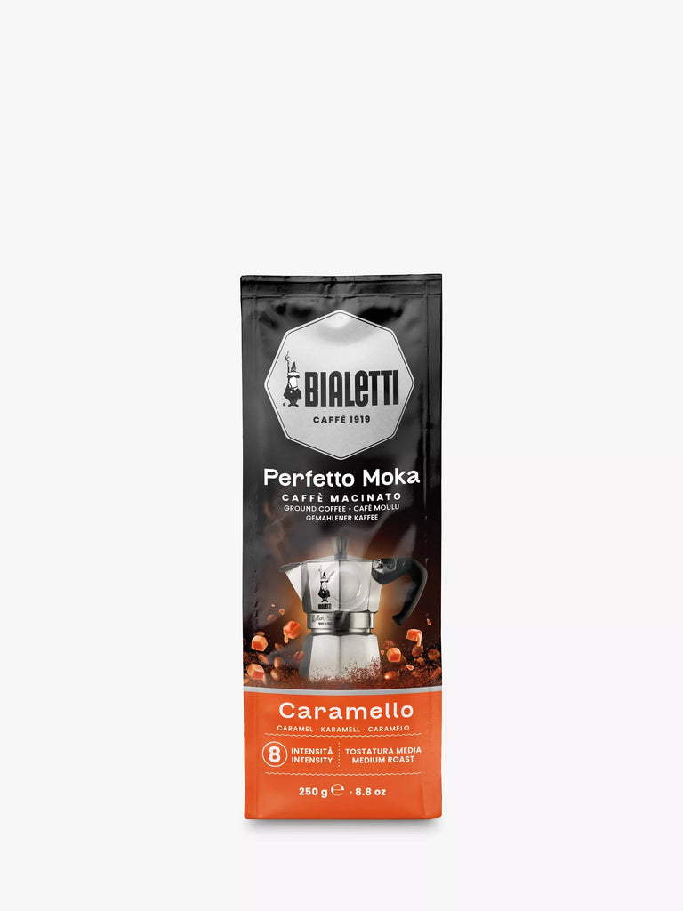 Bialetti Moka Perfetto Caramel/Caramello Ground Coffee, 250g