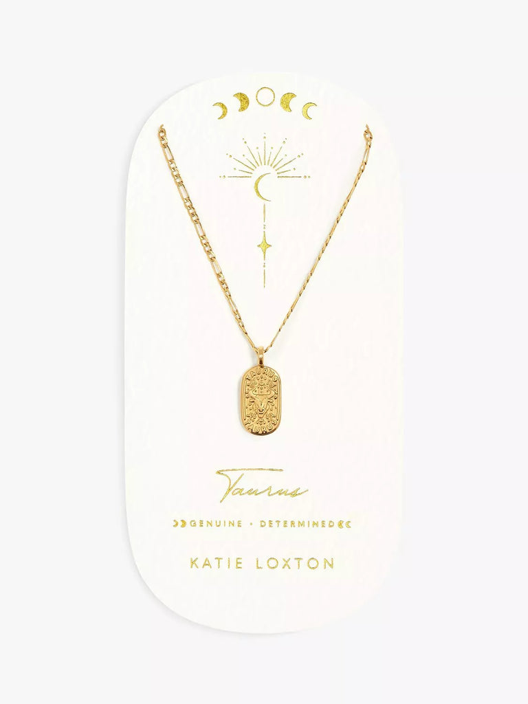 Katie Loxton Waterproof Zodiac Necklace, Gold