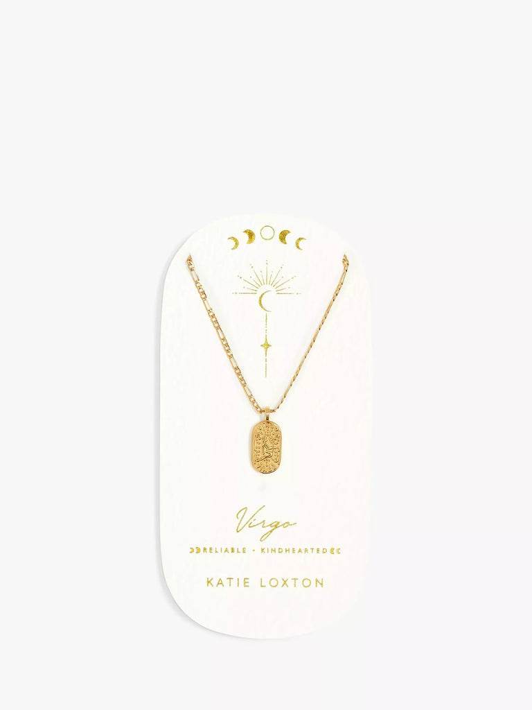 Katie Loxton Waterproof Zodiac Necklace, Gold