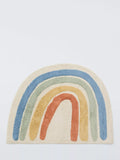 John Lewis Rainbow Cotton Rug, 100 x 75cm, Multi