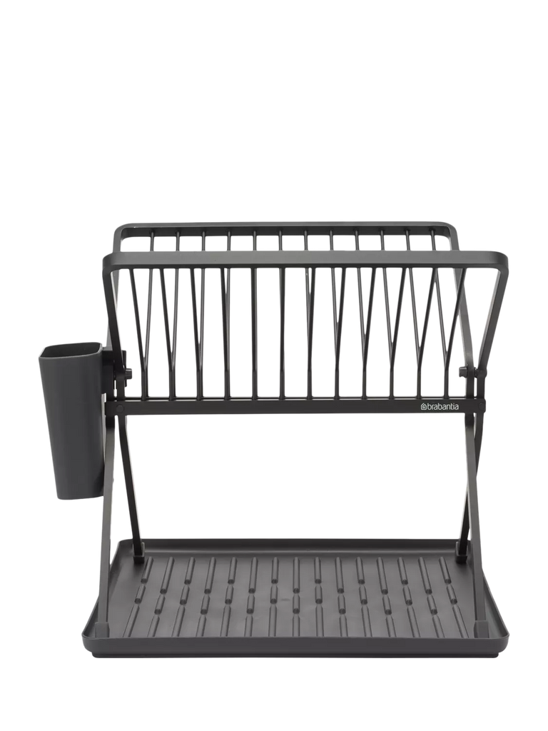 Brabantia SinkSide Foldable Dish Drying Rack, Dark Grey