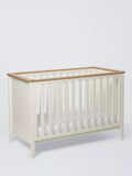 John Lewis Avery Cot, Cream/Natural