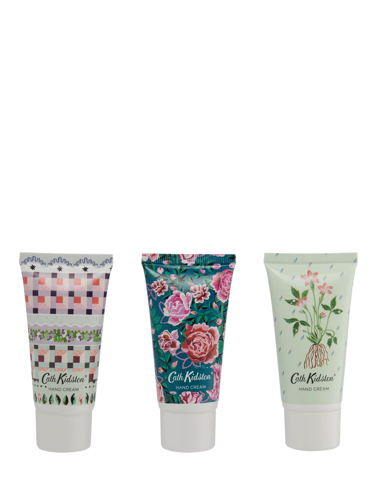 Cath Kidston Roots & Raindrops Hand Creams, Pack of 3