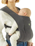 Gaia Baby Newborn+ Organic Cotton Baby Carrier, Charcoal