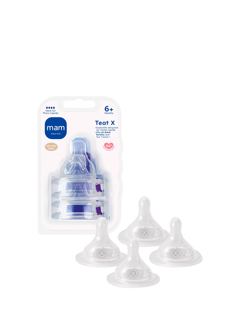 MAM Skinsoft Cross Cut Teat, Pack of 4