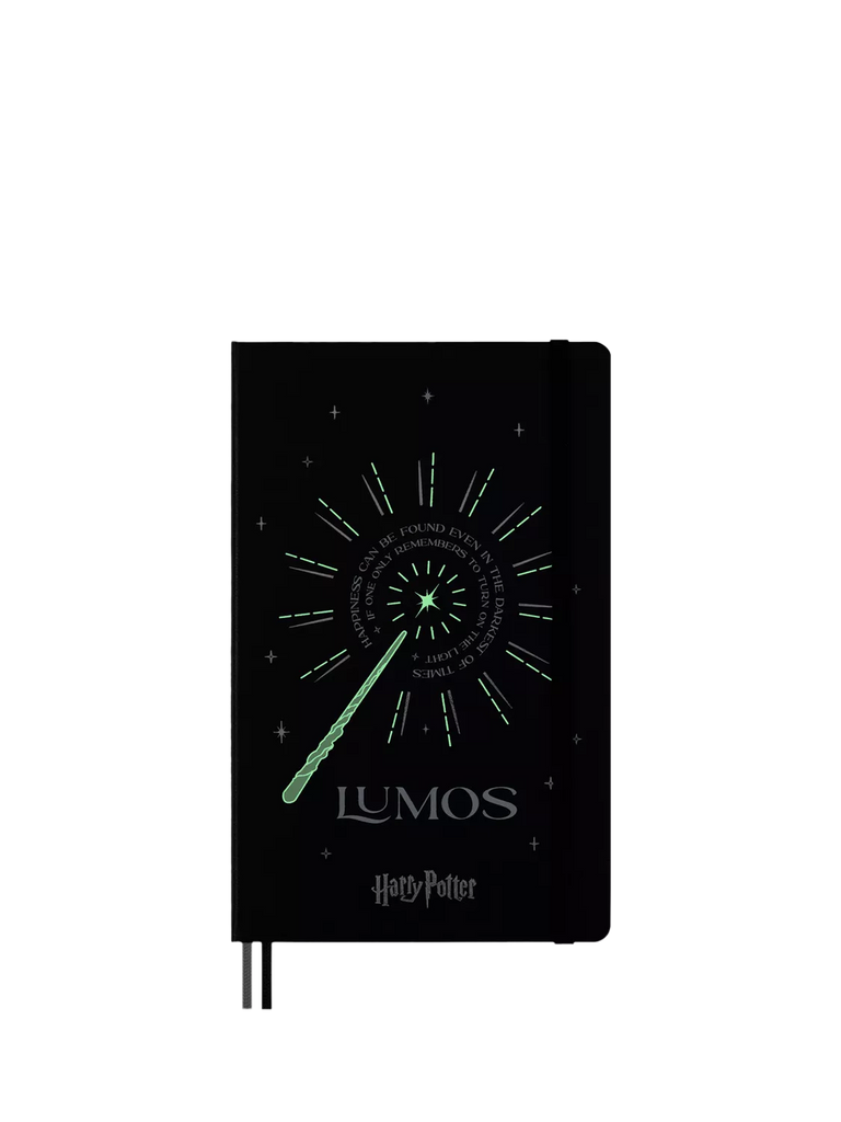 Moleskine Hary Potter Lumos Glow in the Dark Notebook, Multi