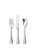 Robert Welch Radford Bright Stainless Steel Children's Cutlery Set, 3 Piece