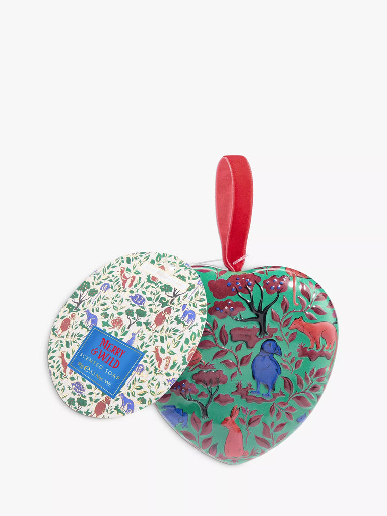 Heathcote & Ivory Merry & Wild Heart Shaped Soap