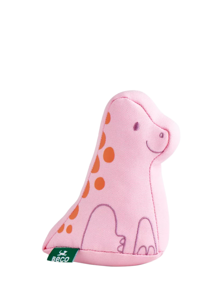 Beco Pets Baby Dino Pet Toy, Pink