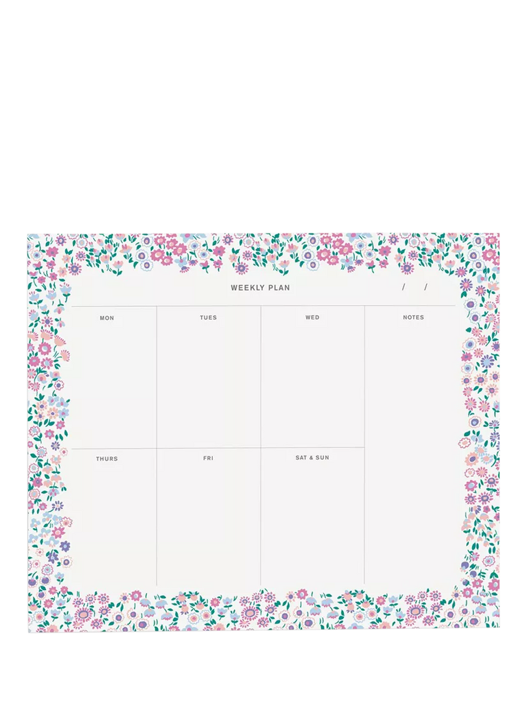 Liberty London Cooper Dance Weekly Notepad, Multi